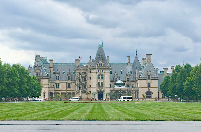 The ultimate North Carolina road trip itinerary showcasing the top 10 best cities to visit featured by top US travel blog, More than Main Street; The Biltmore Estate in Asheville, NC.