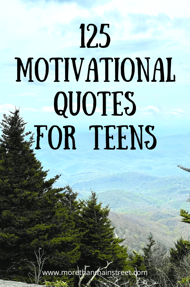 inspirational quotes and sayings for teenagers
